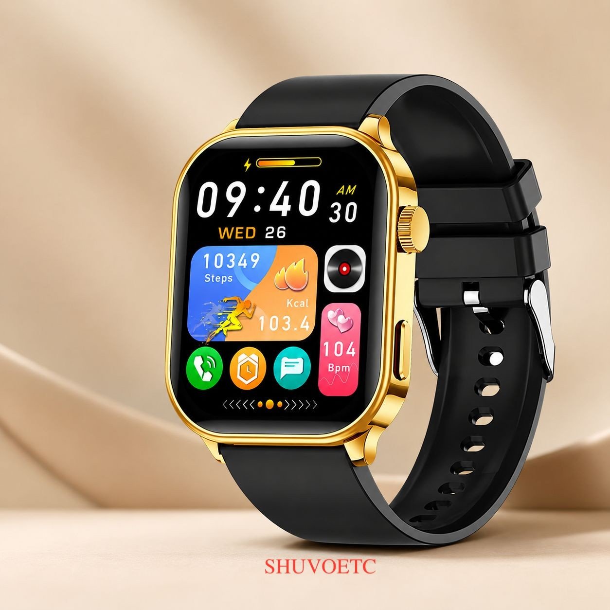 LIGE 2.01" HD Smart Watch for Men with Wireless Call, Sleep Monitor & 123 Sports Modes