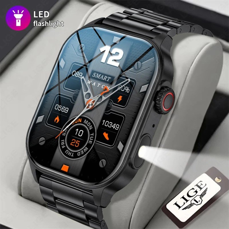 LIGE BW0906 Outdoor Sports Smart Watch Bluetooth Call Fitness Tracker